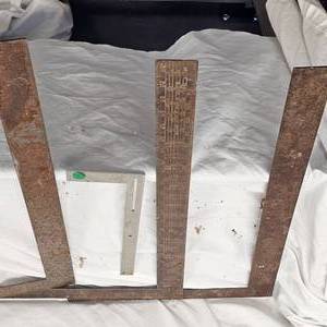 lot 6 image: 3 Framing Squares and 1 Small Square