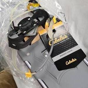 lot 24 image: Cabelas Snowshoes, as new and (2) Ice Augers