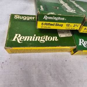 lot 48 image: Remington Slugger 12ga Slugs, 4 Boxes