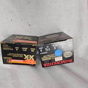 lot 58 image: 20ga XX Magnum Shells #4,#6-2 Boxes