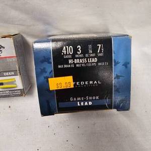 lot 63 image: 410 7 12 Shot and 12ga Slugs