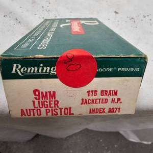 lot 90 image: Remington Kleanbore 9mm H.P