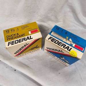 lot 137 image: Federal Game 12ga #8 Federal DuckPheasant #4