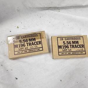 lot 151 image: 2 Boxes 5.56 Military Tracers