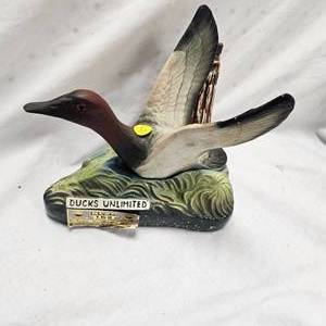 lot 185 image: Ducks Unlimited Jim Beam Decanter