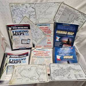 lot 187 image: 6-Minnesota Sportsman Map Books and Misc