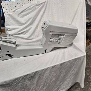 Restored Pedal Tractor Frame in Primer, John Deere