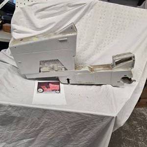 lot 241 image: Restored Pedal Tractor Frame in Primer, Allis Chalmers 190 with paperwork