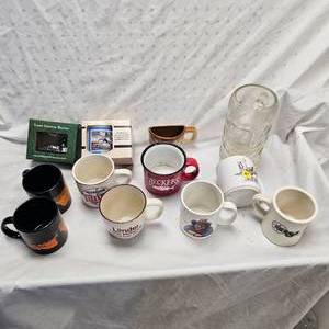 lot 198 image: Funks-G Coffee Mug wBeer Mug and Misc