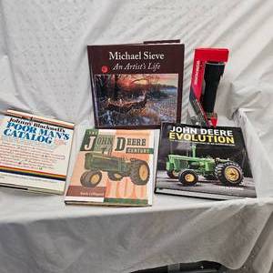 lot 200 image: Books-Michael Sieve Artist Life, 2-John Deere, All Hardcover