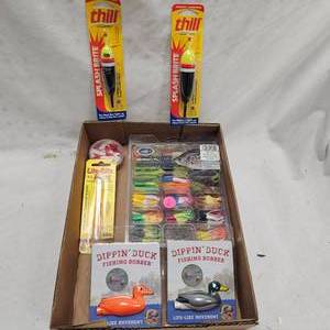 lot 216 image: Crappie Assortment of Tails and Slip Bobbers