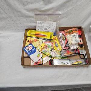 lot 225 image: Rapalas, like new in box and additional Tackle