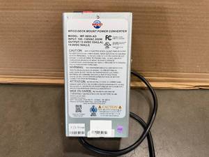 lot 21 image: WFCO CONVERTER  CHARGER