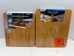 lot 169 image: CAMCO SINK COVER AND COUNTERTOP EXTENSION