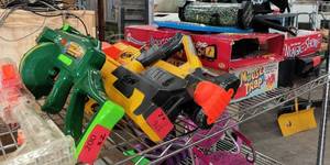 lot 25 image: Lot of Nerf guns, games, magic shows, air hockey