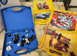 lot 38 image: 3 cases of lego, megablocks, playmobil sets