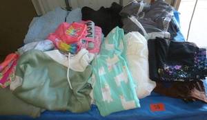 lot 56 image: Girls Hoodie, Jackets, pants, pjs