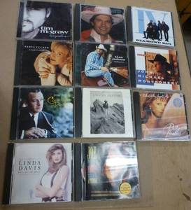 lot 153 image: Group of 12 country music CDs