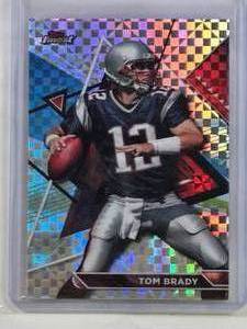 lot 162 image: Tom Brady 2024 Topps Finest Refractor #215 - New England Patriots