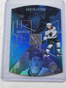 lot 235 image: Brock Faber Rookie 2023 Upper Deck SPX Die Cut #21 - Minnesota Wild Hockey Card