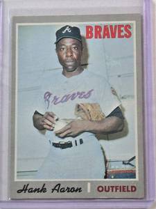 Hank Aaron 1970 Topps No. 500 Vintage Baseball Card