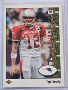 lot 9 image: Tom Brady 2nd Year 2002 Upper Deck UD Authentics No. 52