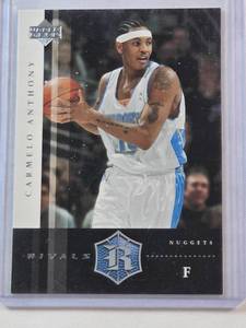 lot 12 image: Carmelo Anthony Rookie 2004 Upper Deck Rivals No. 23