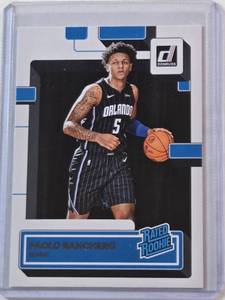 lot 14 image: Paolo Banchero Rookie 2022-23 Donruss Rated Rookie No. 201