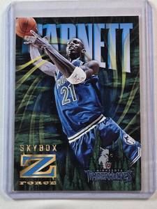 lot 20 image: Kevin Garnett 1996 Skybox Z Force No. 52