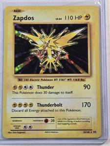 lot 23 image: Zapdos 2016 Pokemon Holo 42108