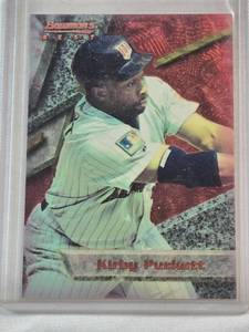 lot 27 image: Kirby Puckett 1994 Bowmans Best Super Skills No.75