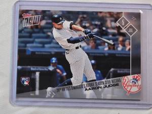 lot 40 image: Aaron Judge Rookie 2017 Topps  No. 327