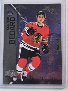 lot 49 image: Connor Bedard 2023-24 Skybox Metal Universe Rookie #198