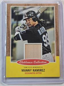 lot 59 image: Manny Ramirez 2011 Topps Heritage Relic CCR-MR