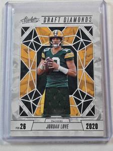 lot 67 image: Jordan Love Rookie Relic 2024 Panini Absolute No. DDJ-JLE