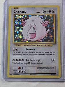 lot 85 image: Chansey 2016 Pokemon Holo 70108