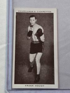 lot 97 image: Frank Hough 1938 W.A. & A.C. Churchman Boxing Personalities No. 19 Vintage Boxing Card