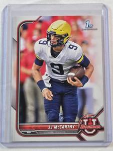 lot 99 image: JJ McCarthy 2022 1st Bowman No. 39