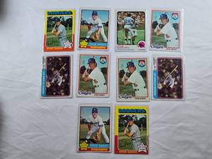 lot 101 image: Lot of 10 Steve Garvey Vintage Baseball Cards