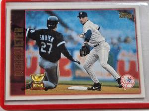 lot 104 image: Derek Jeter Rookie Cup 2017 Topps Reprint No. ARC-8