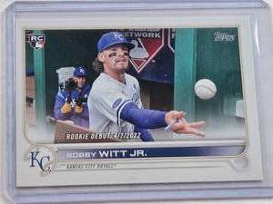 lot 118 image: Bobby Witt Jr. Rookie 2022 Topps No. US187