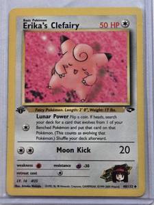 lot 132 image: Erikas Clefairy Pokemon 1st Edition 40132