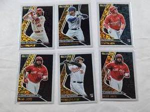 lot 141 image: Lot of 6 Topps Black Gold Cards - Paul Goldschmidt, Freddie Freeman, Nolan Gorman, Vladimir Guerrero Jr, Adley Rutschman Rookie