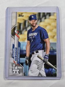lot 142 image: Clayton Kershaw 2020 Topps Short Print Series One #118 - Los Angeles Dodgers Baseball Card