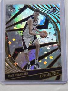 lot 146 image: MN Native Chet Holmgren Rookie 2022 Panini Revolution Astro #1 - Gonzaga Bulldogs