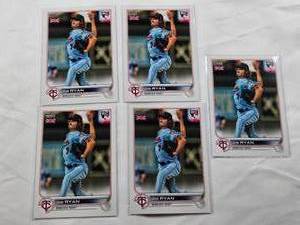 lot 163 image: Lot of 5 Joe Ryan Rookie Topps British Version #19 UK Edition