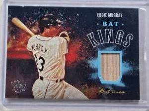 lot 184 image: Eddie Murray 2020 Panini Diamond Kings Bat Kings Relic #BK-EM - Baltimore Baseball Card