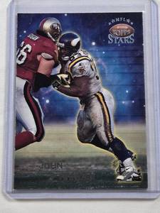 lot 185 image: John Randle 1998 Topps Stars #132 and Numbered 14613999 - Minnesota Vikings Football Card