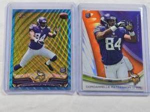 lot 265 image: Lot of 2 Cordarrelle Patterson Rookie Refractors - Minnesota Vikings Football Cards