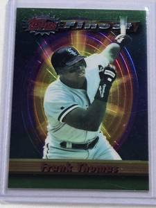 lot 286 image: Frank Thomas 1994 Topps Finest #203 - Chicago White Sox Baseball Card